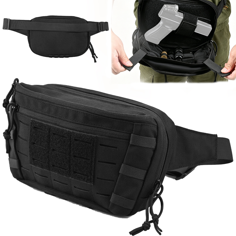 Edc Carry Handgun - حقيبة خصر تكتيكية للمسدس، حقيبة CCW،