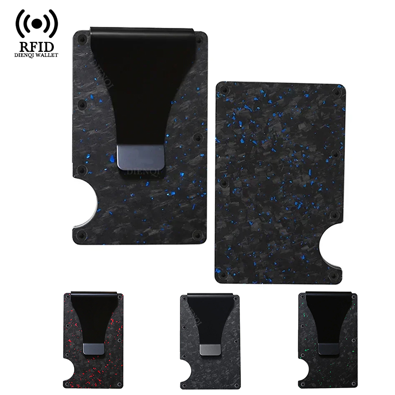 Edc Carry Card - محفظة رجالية معدنية لحمل البطاقات مع
