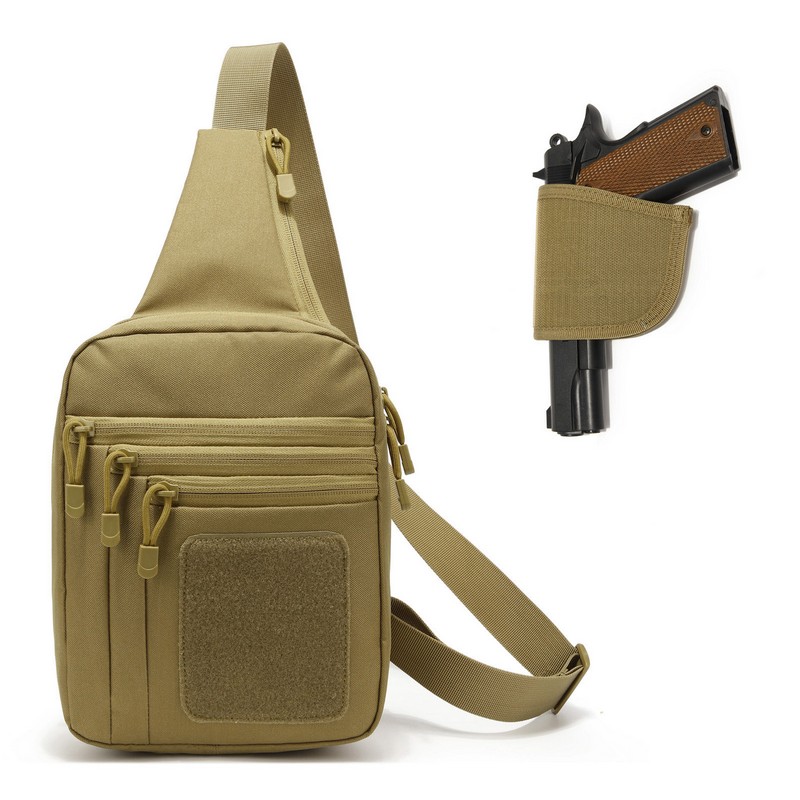 Edc Concealed Carry Backpack - حقيبة صدر تكتيكية مخفية ، حقيبة