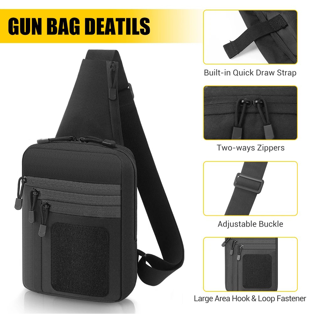 حقيبة صدرية مخفية لحمل المسدس، - مراجعة Edc Concealed Carry Holster وسعره