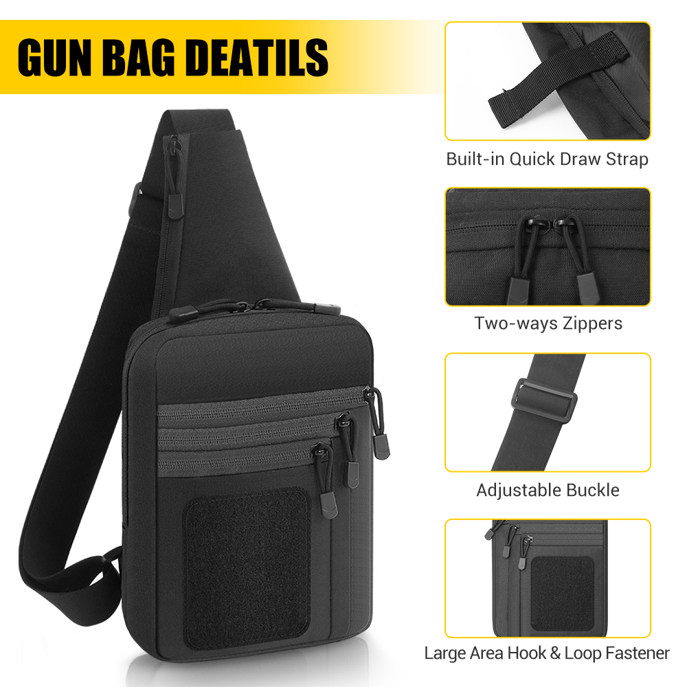 حقيبة مسدس تكتيكية، حافظة مسدس - مراجعة Edc Carry Handgun وسعره