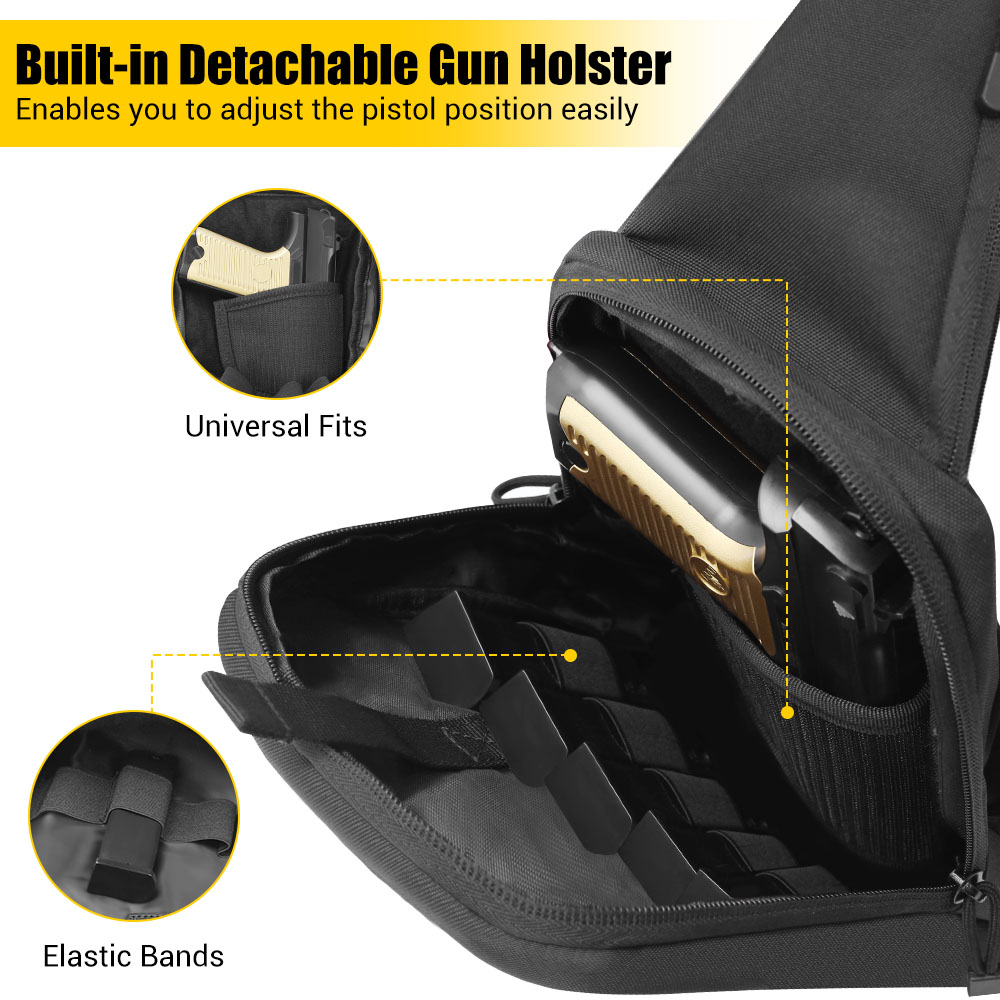 حقيبة مسدس تكتيكية، حافظة مسدس - مراجعة Edc Carry Handgun وسعره