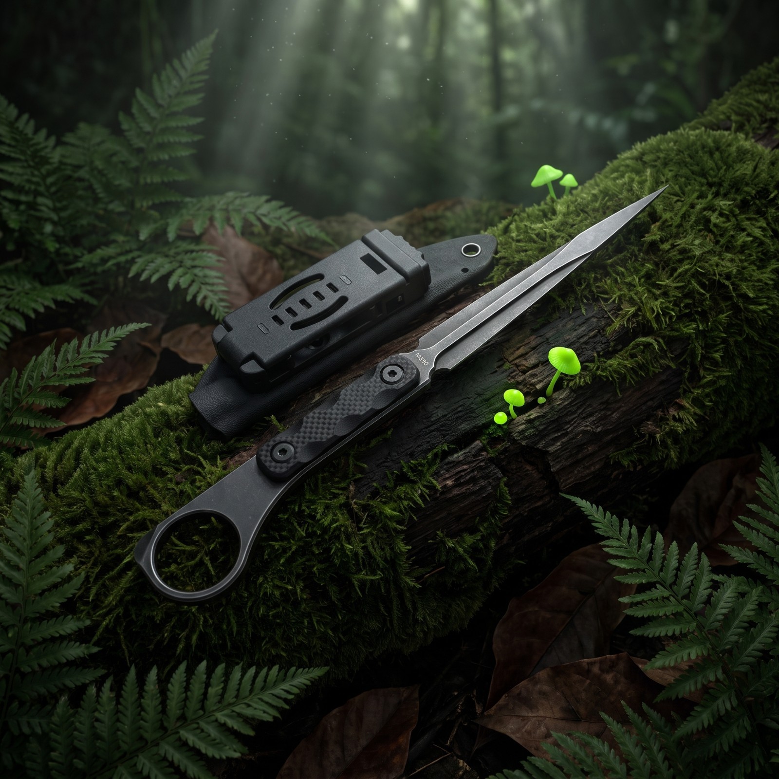 سكين صيد ذو نصل ثابت من الفولا - مراجعة Edc Concealed Carry Knife وسعره