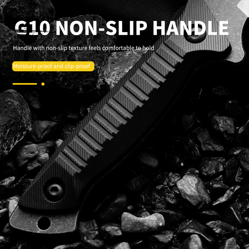 HUANGFU-سكين صلب عالي الصلابة  - مراجعة Edc Concealed Carry Knife وسعره