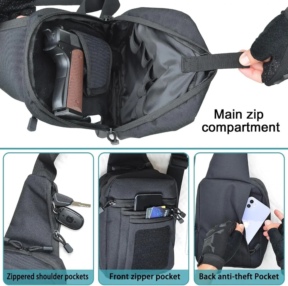 حقيبة حمل مخفية تكتيكية، حقيبة - مراجعة Edc Concealed Carry Backpack وسعره