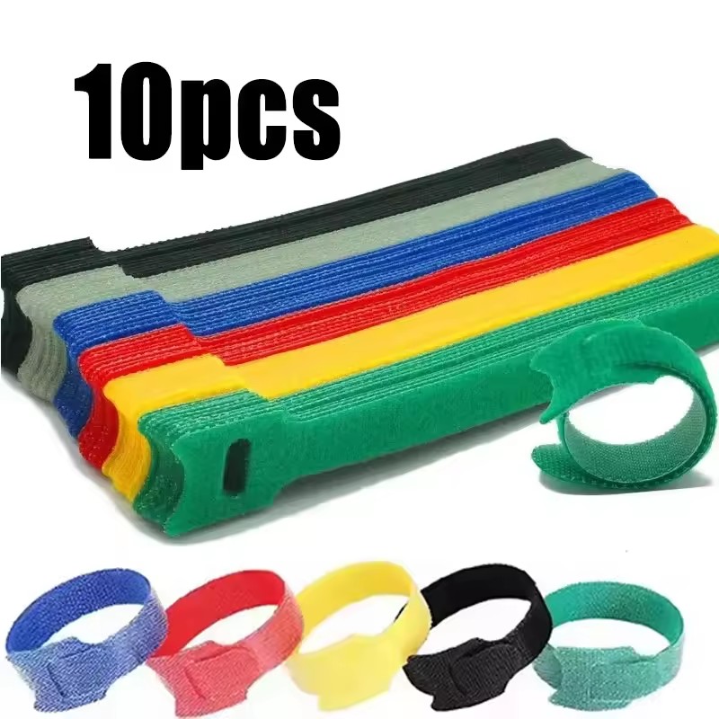 10-50 قطعة من أشرطة تثبيت الكا - مراجعة Gear Tie Reusable وسعره