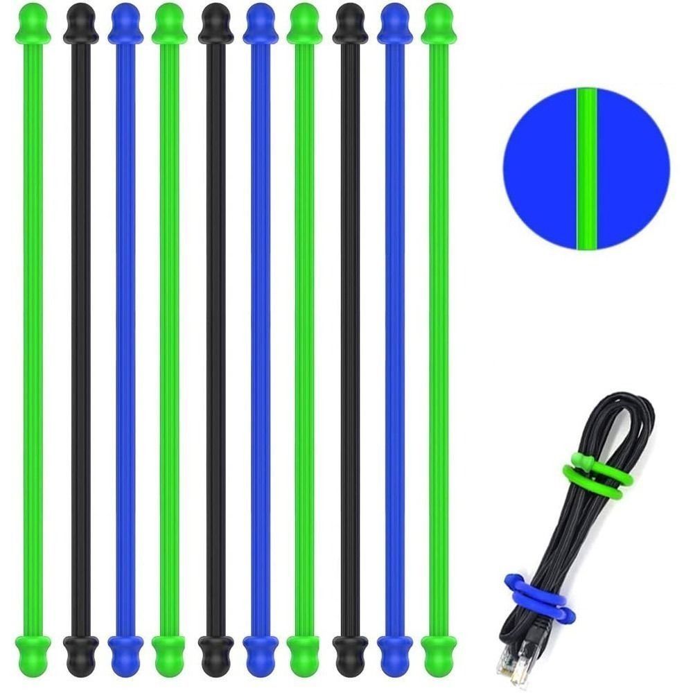 ربطة عنق ملتوية من السيليكون ا - مراجعة Gear Tie Reusable وسعره