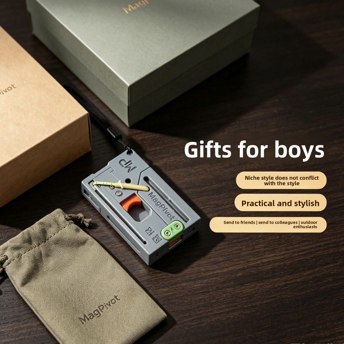 مقلاع بطاقات MagaPivot محمول ق - مراجعة Edc Carry Card وسعره