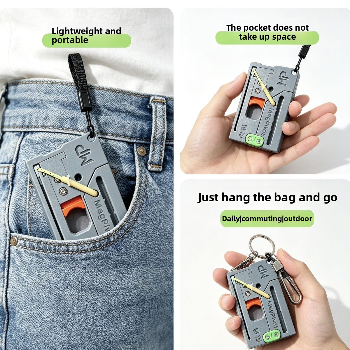 مقلاع بطاقات MagaPivot محمول ق - مراجعة Edc Carry Card وسعره