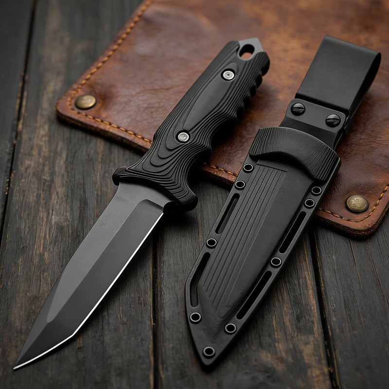 سكين مستقيم عالي الجودة من الف - مراجعة Edc Concealed Carry Knife وسعره
