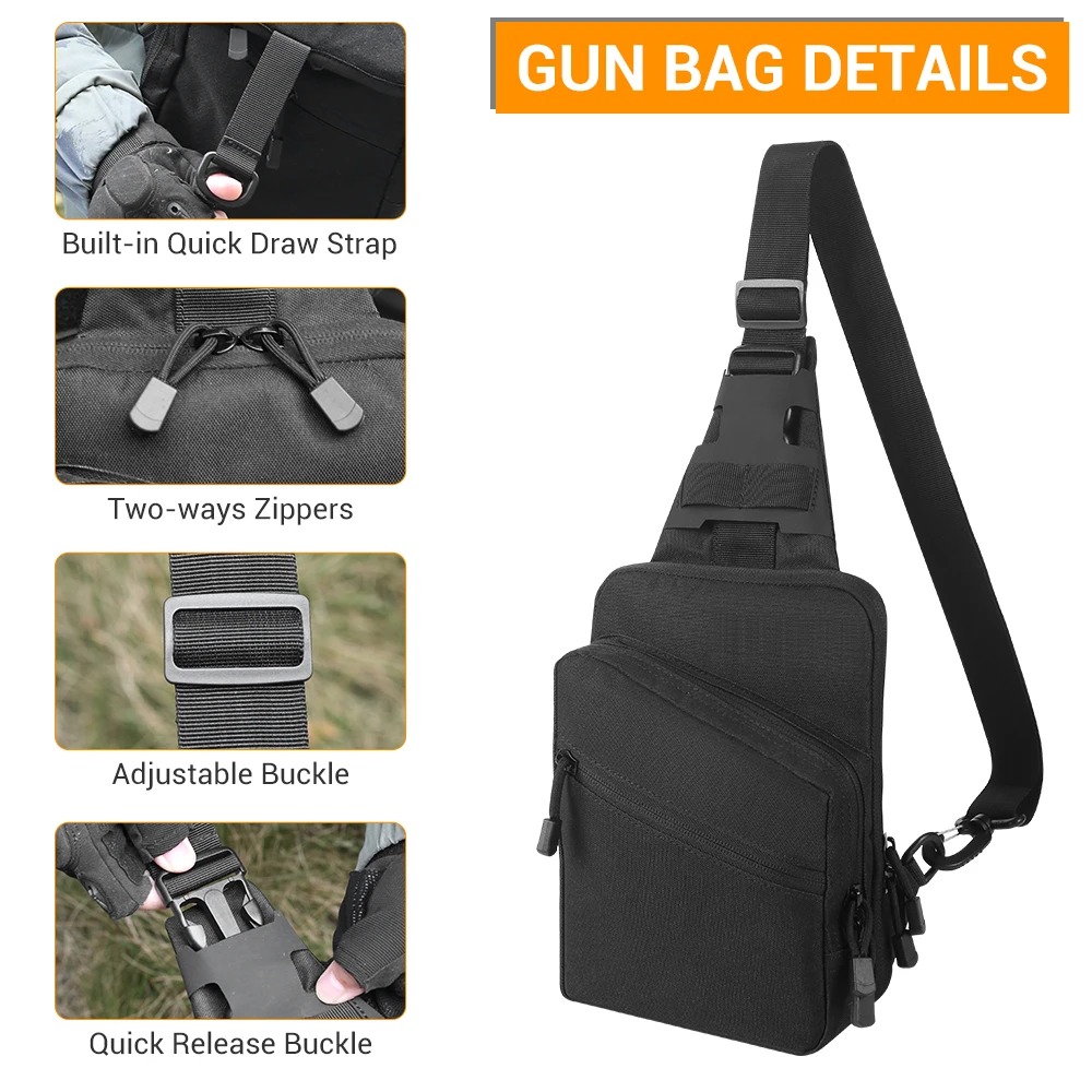 حقيبة مسدس تكتيكية للحمل المخف - مراجعة Edc Concealed Carry Holster وسعره